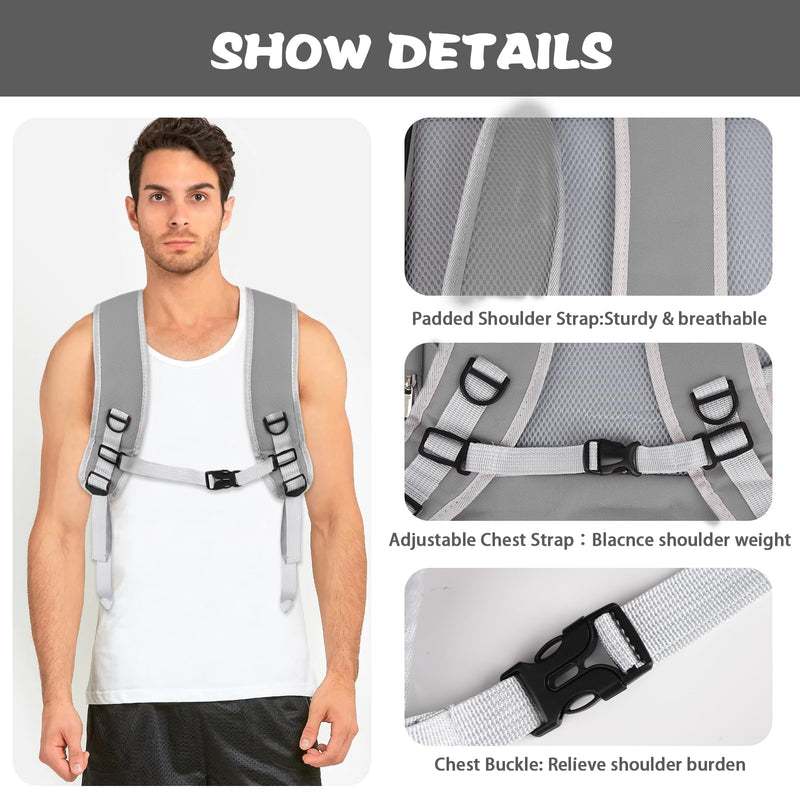 Cat Backpack Carrier,Pet Carrier Airline Approved for Small Dog Cat Puppy Kitten Bunny,Ventilated Mesh Design Animal Backpack for Hiking Camping Travel Bag (Light Grey) Light Grey - PawsPlanet Australia