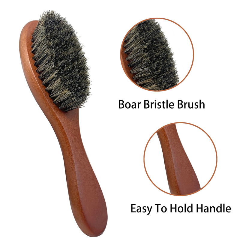 Bristle Cat Hair Brush for Shedding, Soft Cat Brush Wooden Handle, Short & Long Haired Dog Brush Pet Grooming - PawsPlanet Australia