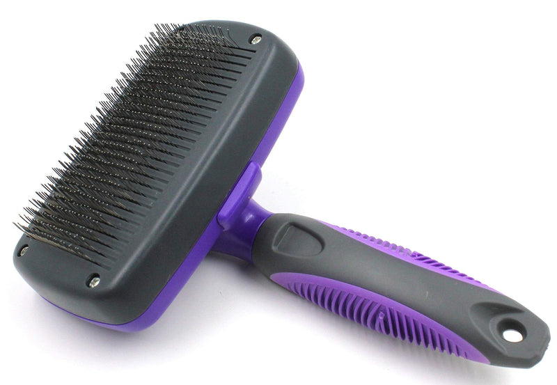 Hertzko Slicker Brush and Soft Pet Brush Bundle - PawsPlanet Australia