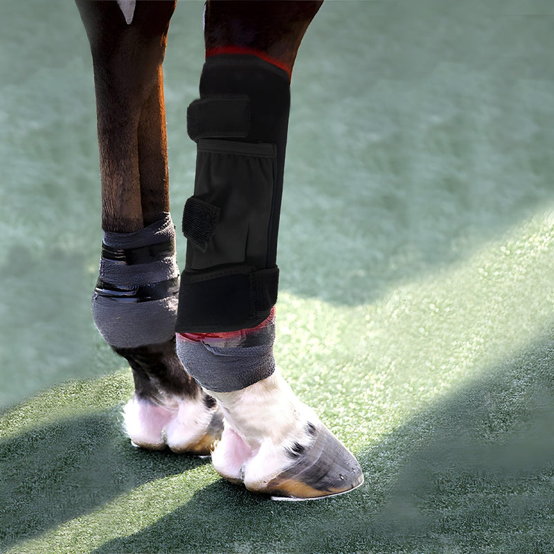 Infrared & Red Light Therapy Wrap for Horses, Reduces Inflammation Pain Relief, Wearable Red Light Therapy Hoof Boots for Horse Leg Pain - PawsPlanet Australia