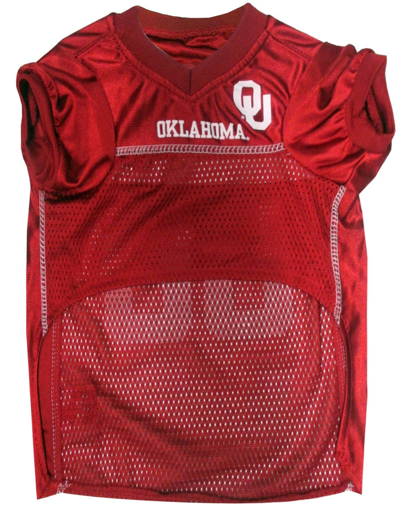 NCAA College Oklahoma Sooners Mesh Jersey for Dogs & Cats, XXX-Large. Licensed Big Dog Jersey with Your Favorite Football/Basketball College Team