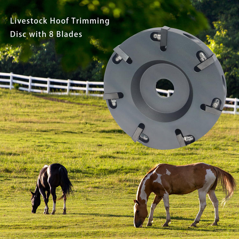 Horse Hoof Trimming Disc Livestock Hoof Trimming Grinding Wheel Professional Electric Hoof Repair Plate Sheep Cattles Horses Hoof Cow Nipper Knife Tools - PawsPlanet Australia