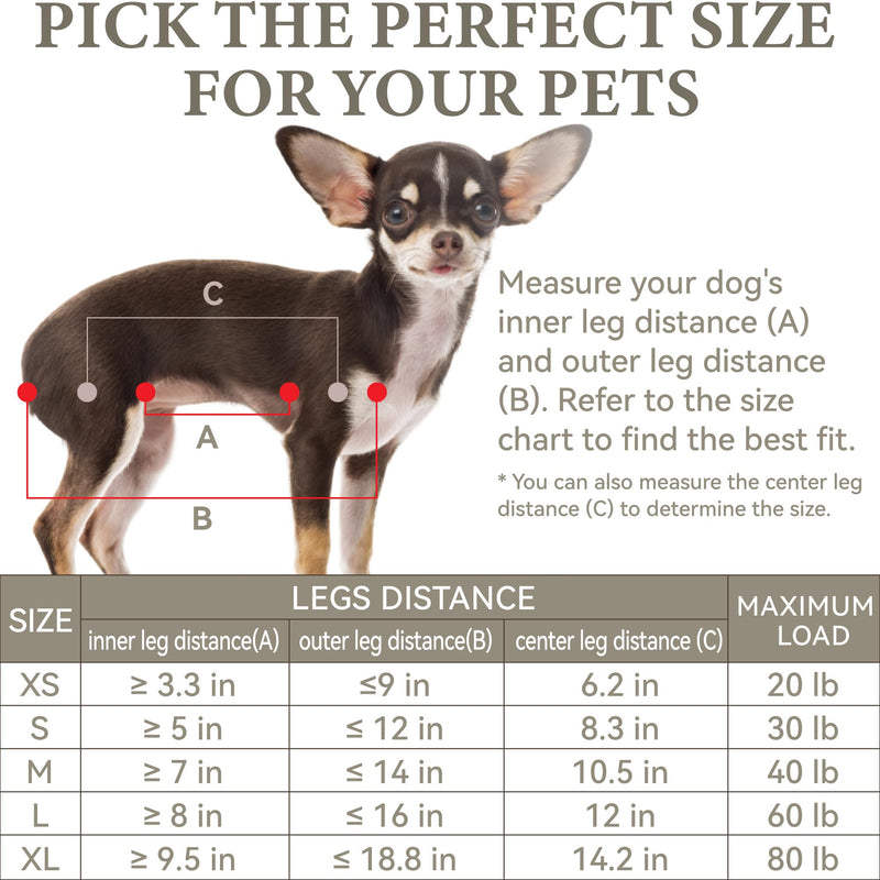 Dog Grooming Hammock – for Dogs Cat Grooming Hammock,Dog Sling for Nail Trimming with Dog Nail Clippers for Small Dogs,Dog Hammock for Nail Trim,Dog Hanging Harness for Nail Trimming XS ( Legs Distance :3.3-9" / Max W：20lb ) - PawsPlanet Australia