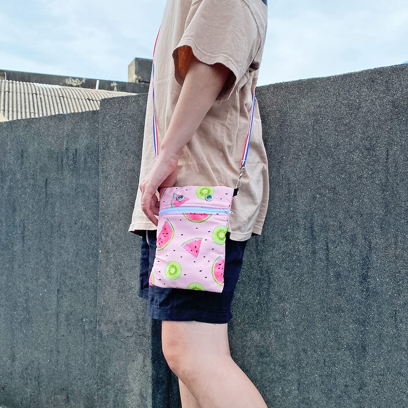 Waterproof composite Fabric Sugar Glider Bonding Carry Pouch Portable Small Animal Carrier Bag Small Animal Bonding Crossbody Strap for Hamster Rat Gerbil Other Small Pet Sleeping Bag With Vent (Pink) Pink - PawsPlanet Australia