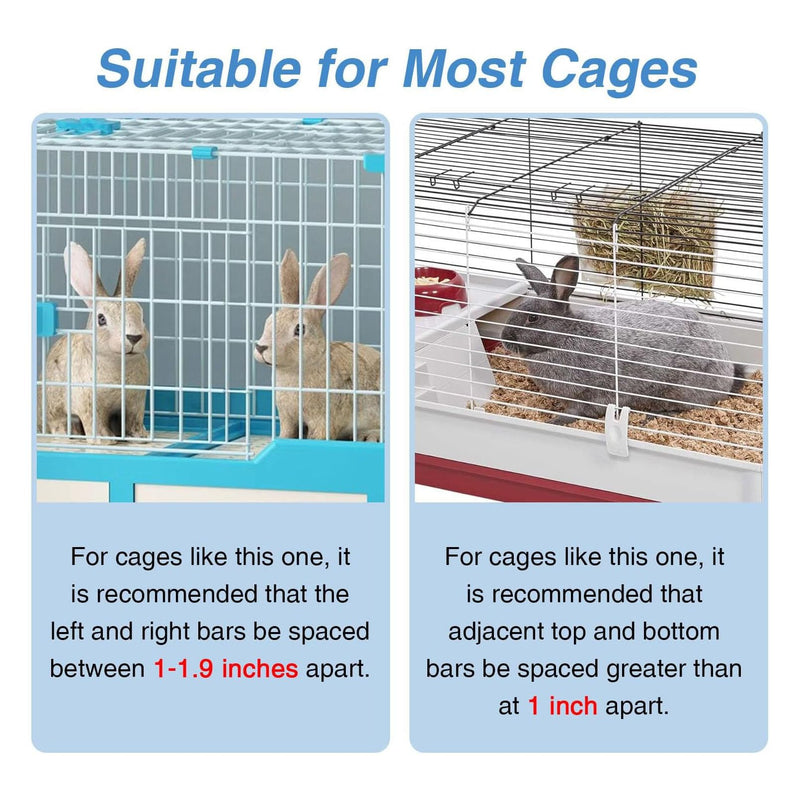 kathson Rabbit Water Dispenser for Cage 17 Oz Hanging Guinea Pig Water Bottle No Drip Gravity Automatic Bunny Water Bottle No Leak Small Animal Water Bottle for Chinchilla Ferret Hamster(Light Blue) Light Blue - PawsPlanet Australia