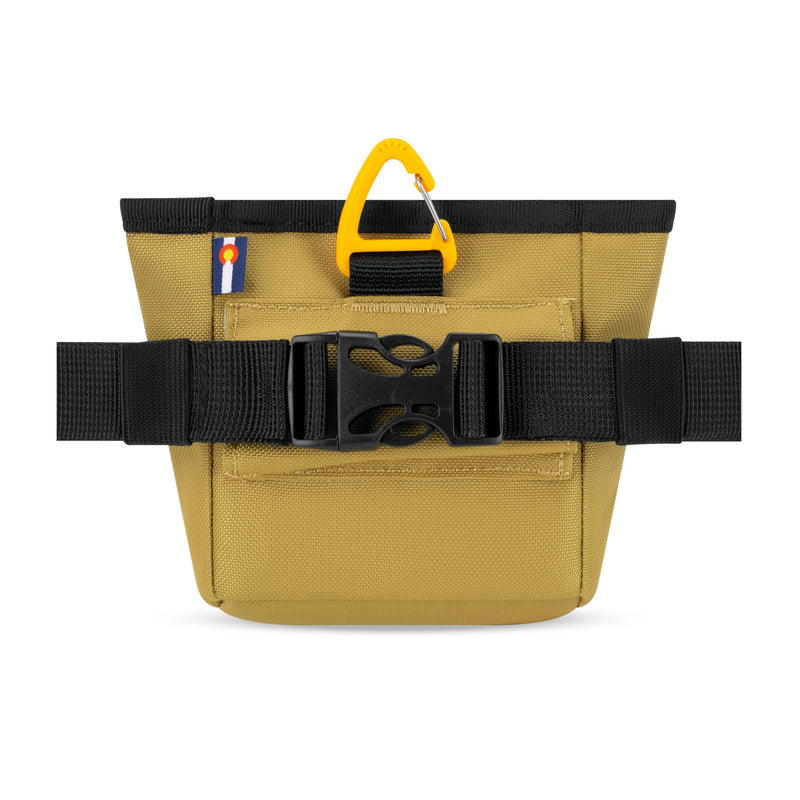 OllyDog Goodie Treat Bag, Dog Treat Pouch, Waist Belt Clip for Hands-Free Training, Magnetic Closure, Dog Training and Behavior Aids, Three Ways to Wear (Antelope) Antelope