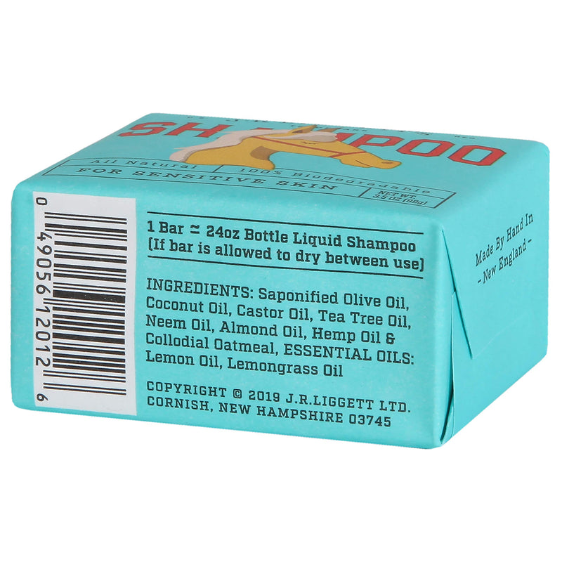 J.R.LIGGETT'S Natural Horse Shampoo Bar - Non-GMO, 100% Detergent-Free Formula Gently Deep Cleans and Supports Healthy Skin and Coat - Ideal for Dry, Itchy, or Sensitive Horses - 3.5 oz Bar