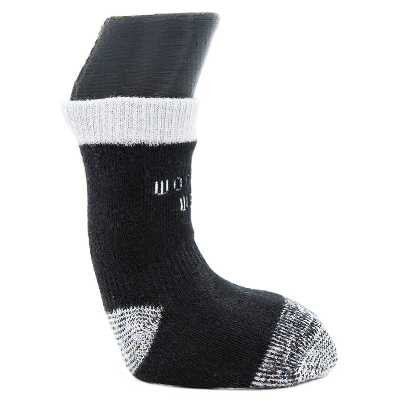 Woodrow Wear, Power Paws Reinforced Foot Dog Socks, Black Grey XXL - PawsPlanet Australia