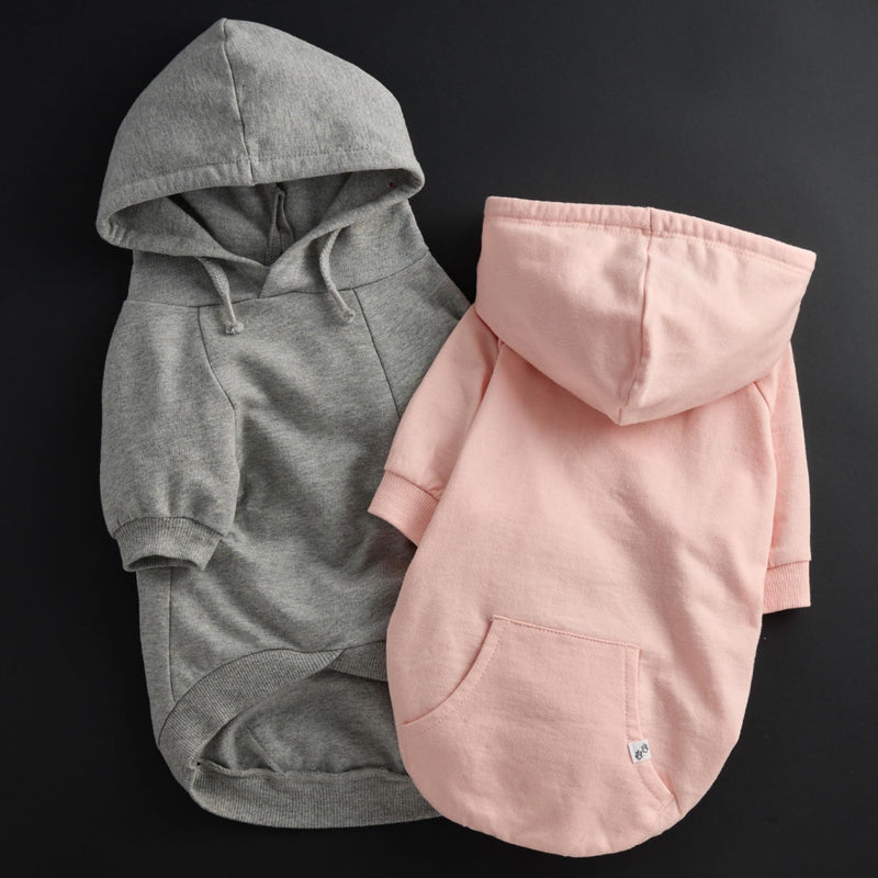 Rocky – The Original Lightweight Hooded Tee 100% Organic Cotton Dog Hoodie Pet Coat Sweater for All Sized Dogs, Pink, Large (40-60 lbs) Large (40-60 lbs) - PawsPlanet Australia