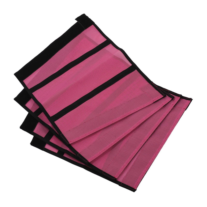 Horse Fly Leggings, Prevent Trampling Fine Mesh Leg Protection Tear Resistant Horse Fly Boots for Outdoor (Rose Red) - PawsPlanet Australia