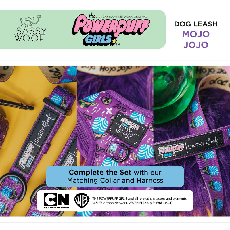 Sassy Woof Mojo JoJo™ Dog Leash (Love) 60-Inch with Neoprene Padded Handle - Comfortable, Durable, and Stylish for Small to Large Dogs - Officially Licensed 60" x 0.8" - PawsPlanet Australia