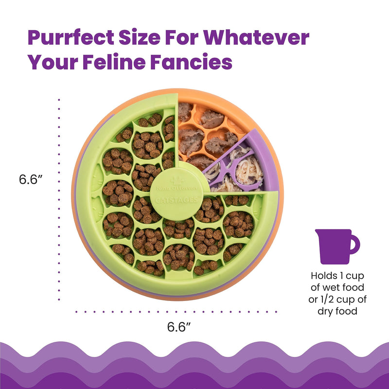 Catstages Kitty Lickin' Layers Multilayered Cat Fun Feeder Cat Treat Puzzle - PawsPlanet Australia