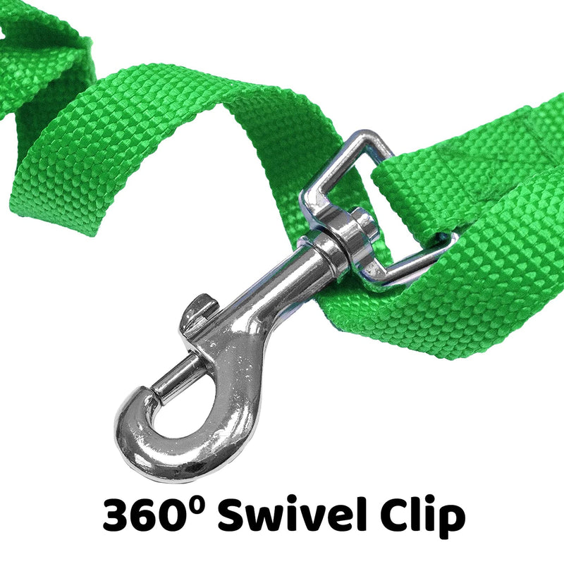 Long Dog Puppy Obedience Recall Training Agility Lead, Leash - GREEN, 15' Foot - by, Downtown Pet Supply 15 Foot - PawsPlanet Australia