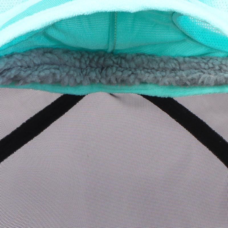 Harrison Howard CareMaster Pro Luminous Horse Fly Mask Large Eye Space Full Face Standard with Nose No Ears Summer Mint L - PawsPlanet Australia