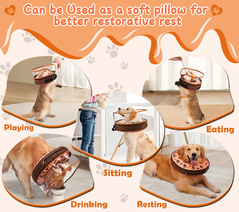 Cat Cone Collar - Soft, Adjustable Recovery Collar for Kittens and Small Cats After Surgery
