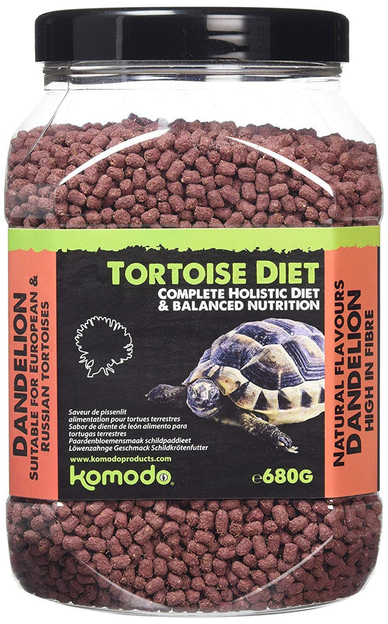 Komodo Complete Holistic Tortoise Diet, Dandelion 680 g tub 680 g (Pack of 1) - PawsPlanet Australia