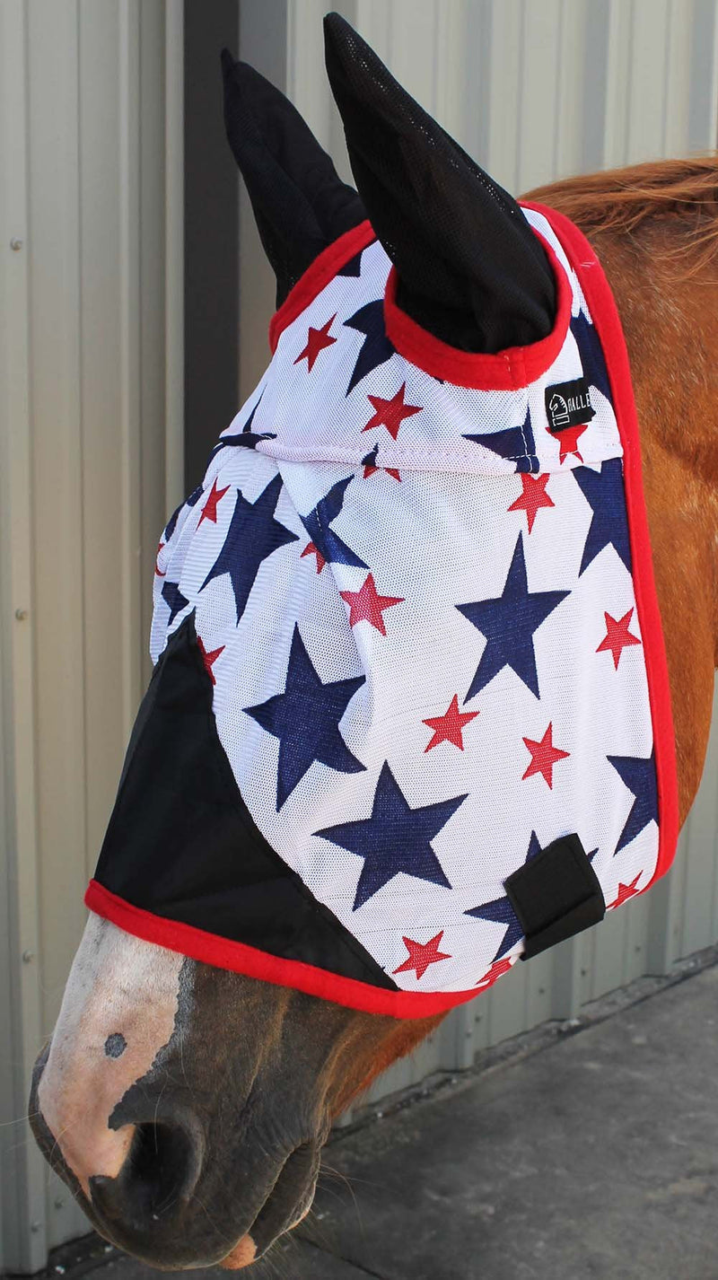 CHALLENGER Equine Horse FlyMask Summer Spring Airflow Mesh 73257C