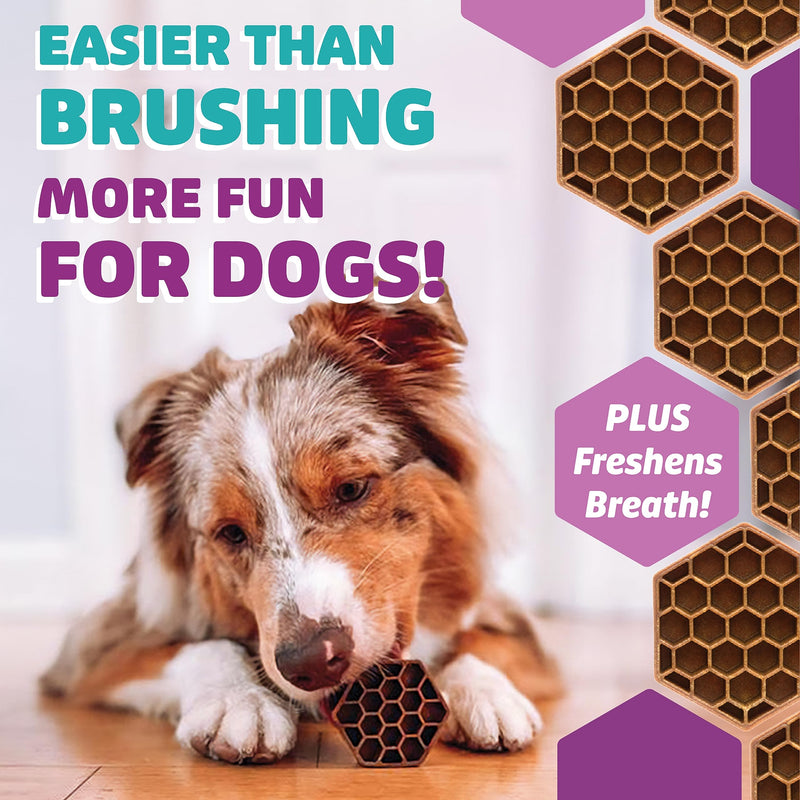 Yummy Combs Dog Dental Treats – Vet VOHC Approved – Delicious Chicken Protein – Removes Tartar with Cleaning Comb Shape – Dental Dog Treats for Large Dogs (24oz, 18 Count) 24 Ounce