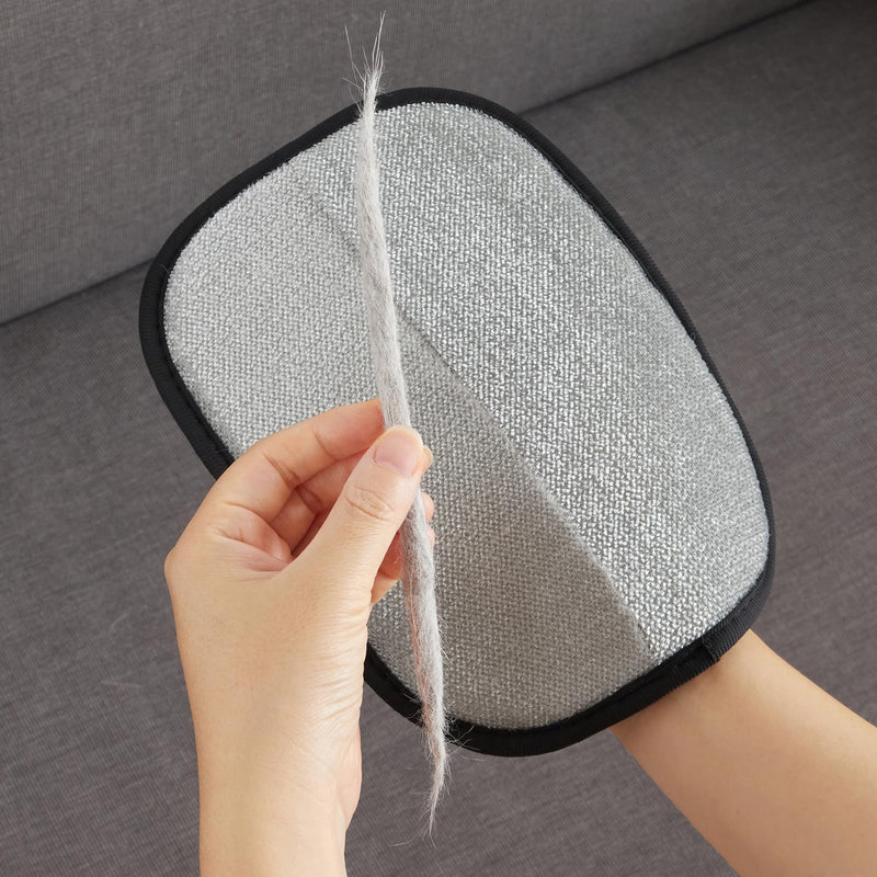 1PC Electrostatic Hair Remover for Dogs and Cats, 2025 Upgraded Five-Finger Reusable and Washable Pet Hair Removal Tool, Pet Hair Gloves for Laundry, Couch, Carpet, Car Seat and Bed Black - PawsPlanet Australia