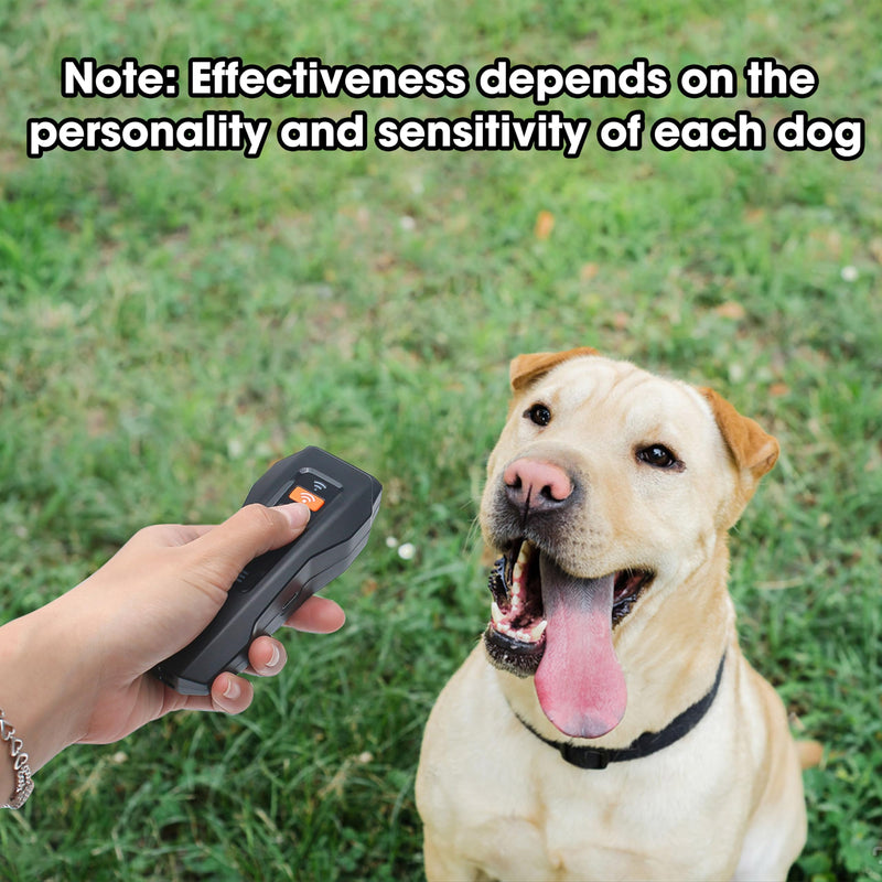 Barks No More Dog Training Device, Ultrasonic Barking Control Whistle Silencer Deterrent Stopper Repeller Aid Safe Pet Guard Anti Unwanted Whining Behavior Outdoor Indoor Silent Remote Clicker Trainer - PawsPlanet Australia
