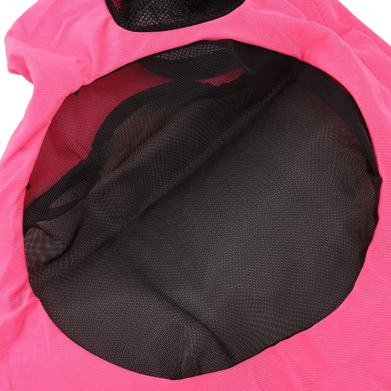 Fdit Horse Fly Mask with Long Nose and Ears, All Around Protection, Size Arab, Cob, Small Quarter Horse, Breathable (Rose Red) - PawsPlanet Australia