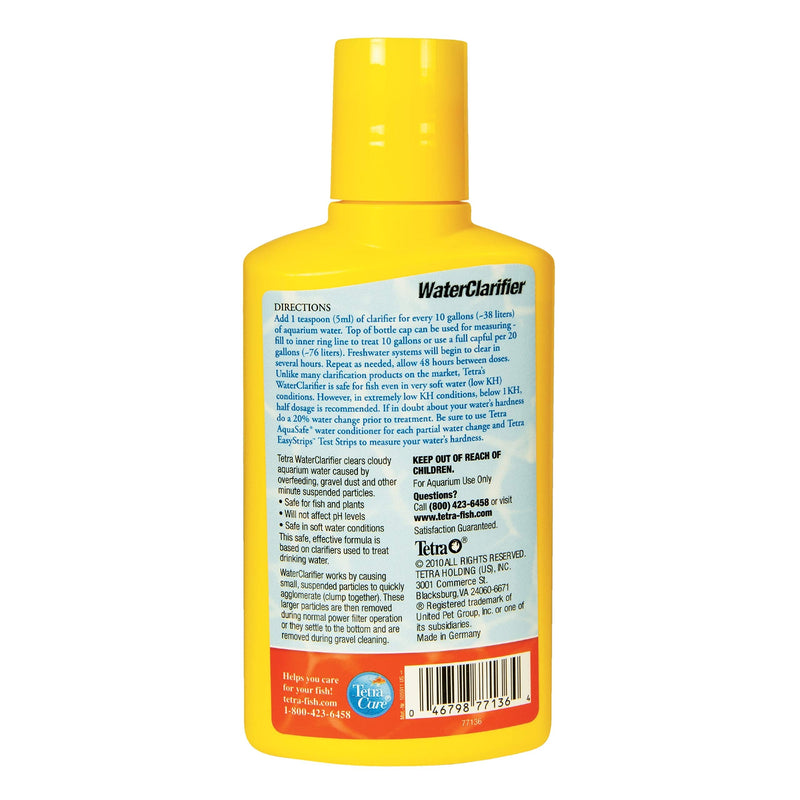 Tetra Water Clarifier, Aquarium Treatment Solution, 8.45 oz, Clears Cloudy Aquarium Water, Safe to Use with Fish and Plants, for Fresh Water (Pack of 2) 8.84 oz (Pack of 2) - PawsPlanet Australia