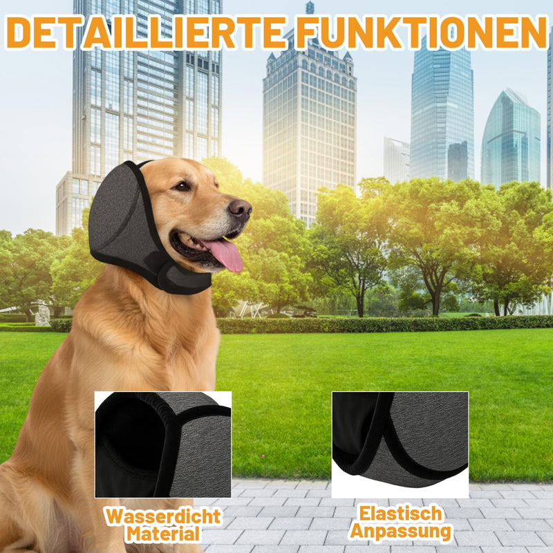 Dog Noise Cancelling Ear Muffs, Dog Ear Muffs Noise Protection, Anxiety Relief Protector, Winter Neck Warm Ski Mask