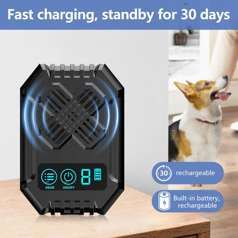Anti Barking Devices, Ultrasonic Dog Bark, Dog Bark Deterrent Device 3 Adjustable Modes - Rechargeable Long Range 50FT
