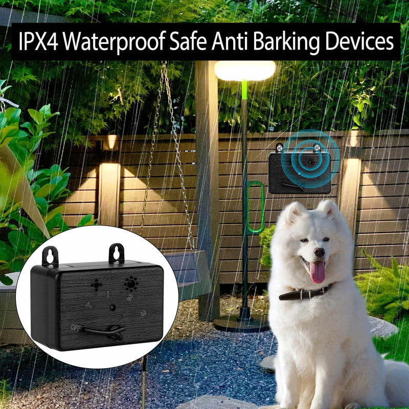 GlossyEnd Anti Barking Devices, Auto Barking Control Devices with 3 Modes, Ultrasonic Dog Barking Deterrent Devices Bark Box, Effective Stop Barking Dog Devices for Indoor & Outdoor Use