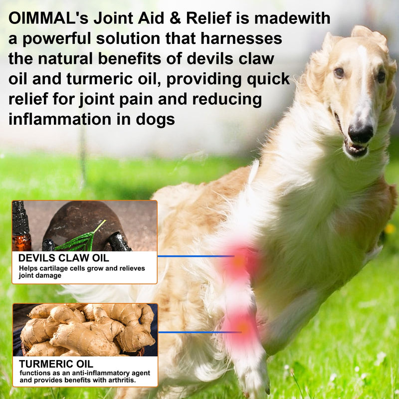 Glucosamine for Dogs, Liquid Joint Supplement for Dogs, Hip & Joint Drops Supports for Dogs, Dog Supplement for Mobility Pain Relief, Bacon Flavor 60ml - PawsPlanet Australia