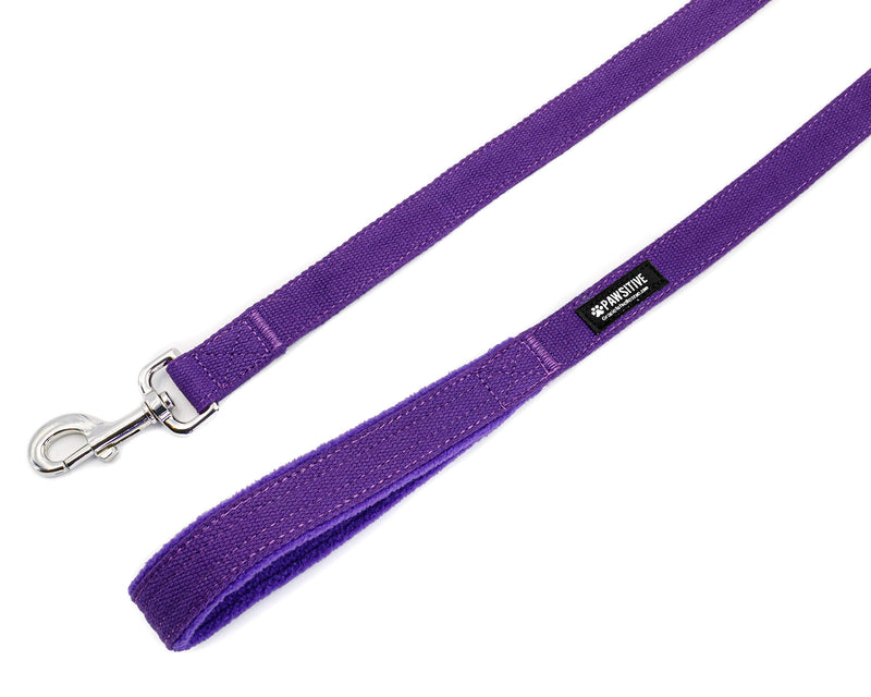 Pawsitive Pet 100% Hemp Leash - We Donate a Leash to a Dog Rescue for Every Leash Sold, 5ft Long (Purple) - PawsPlanet Australia