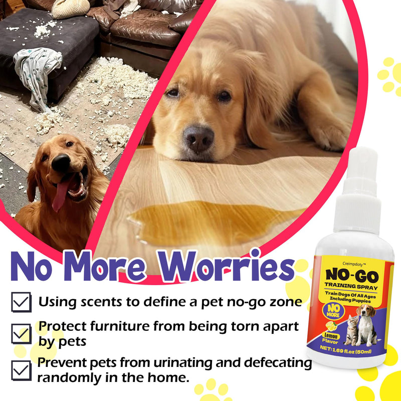 Dog Potty Training Spray Set, Indoor & Outdoor Potty Training for Dogs & Puppies, Stops Urination & Marking, Puppy Essentials, (1.69 fl.oz) 1.69 fl.oz - PawsPlanet Australia