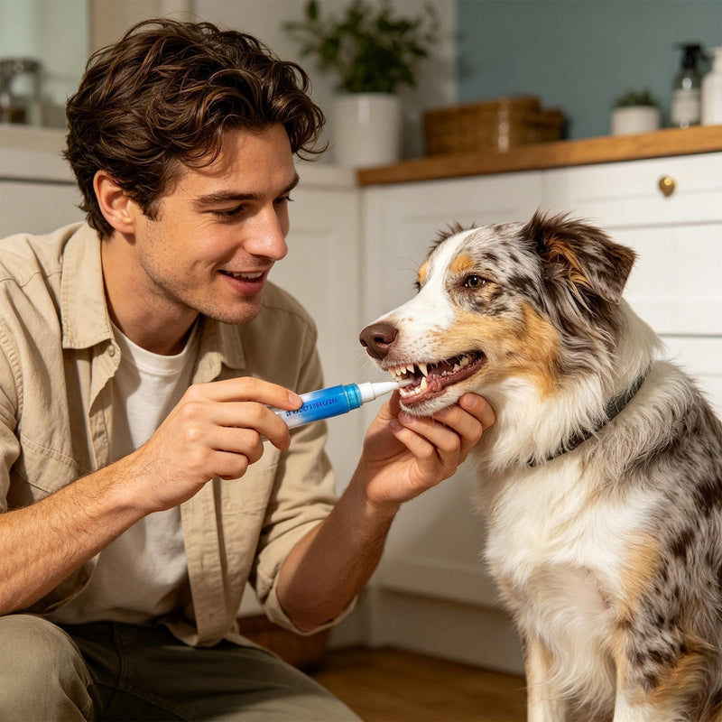 '-Toothbrush pen, tooth stain remover for dogs, cleaning pen for dog teeth, 5 ml breath freshener for pets, gum care pens for cats and kittens, additive for removing stains