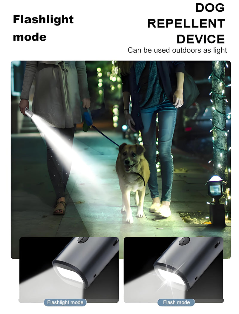New Bark no More Ultrasonic Pet Training Device,Rechargeable Anti Barking Device for Dogs,Dog Barking Silencer,Without Hurting Your Pet (Dark Grey) - PawsPlanet Australia