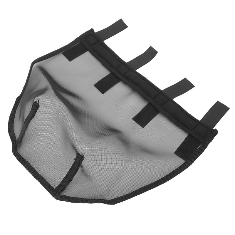 Horse Nose Net Breathable Fine Mesh Mask for Horses with Allergies or Shaking, Plastic Black Nose Cover for Home Farm - PawsPlanet Australia