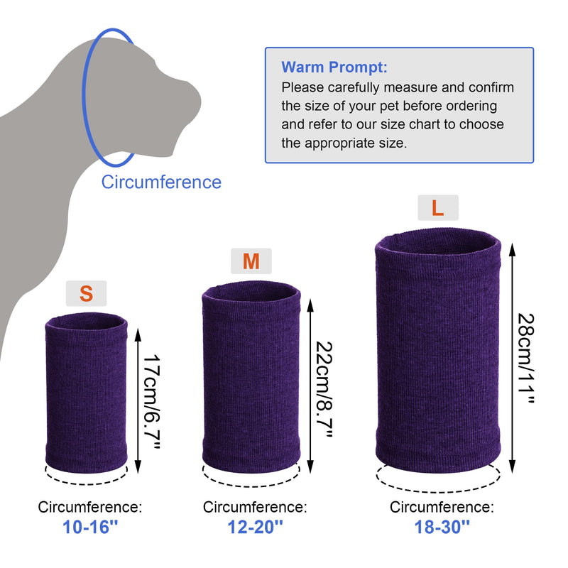 Quiet Ears for Dogs, Rbenxia 1 Piece Dog Ear Cover Hoodies Dog's Ear Muffs Headband Noise Ear Protection Warm Winter Ear Scarf for Dogs (Purple, Large) Purple - PawsPlanet Australia