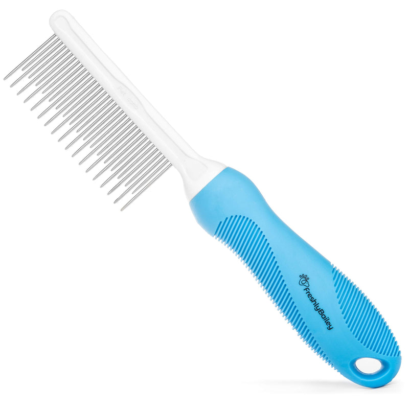 Deshedding Tool For Short Hair - Self Cleaning Slicker Brush - Pet Comb For Cats and Dogs - PawsPlanet Australia