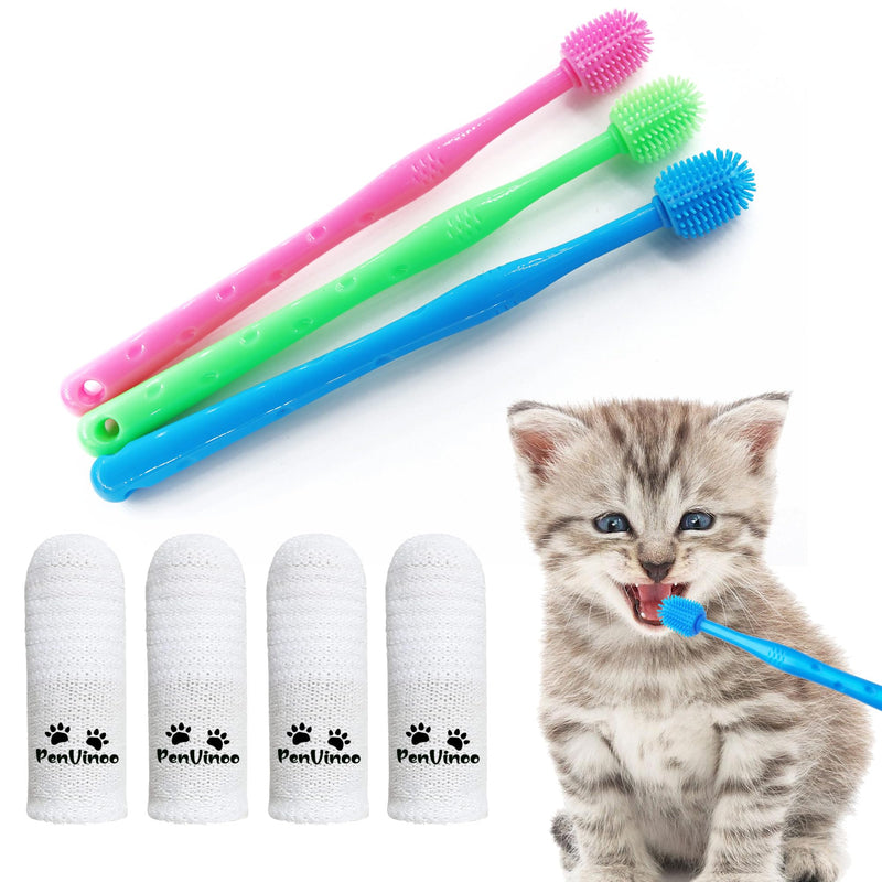 Dog & Cat Toothbrush - Soft Finger Toothbrush for Small to Large Pets 7