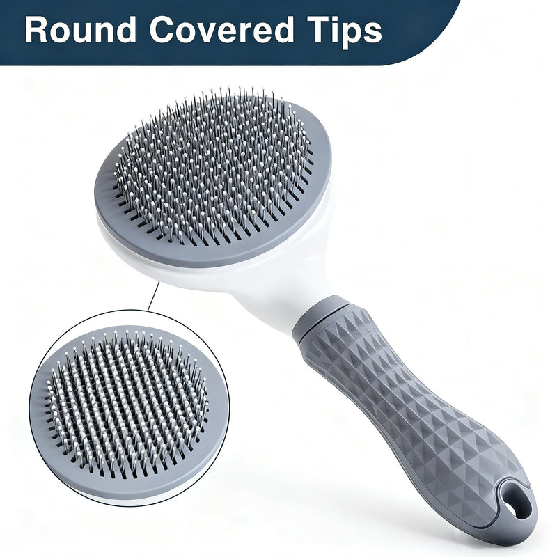 Cat Brush for Shedding, Kitten Brushes for Indoor Cats, For Long or Short Haired Cats,Cat Hair Brush Grooming Deshedding Brush for Dog Kitten Removes Loose Fur and flea removal comb