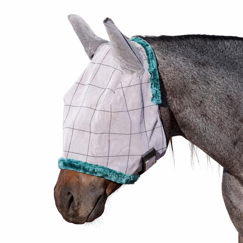Farnam SuperMask II Classic Horse Fly Mask with Ears, Arabian size, Assorted