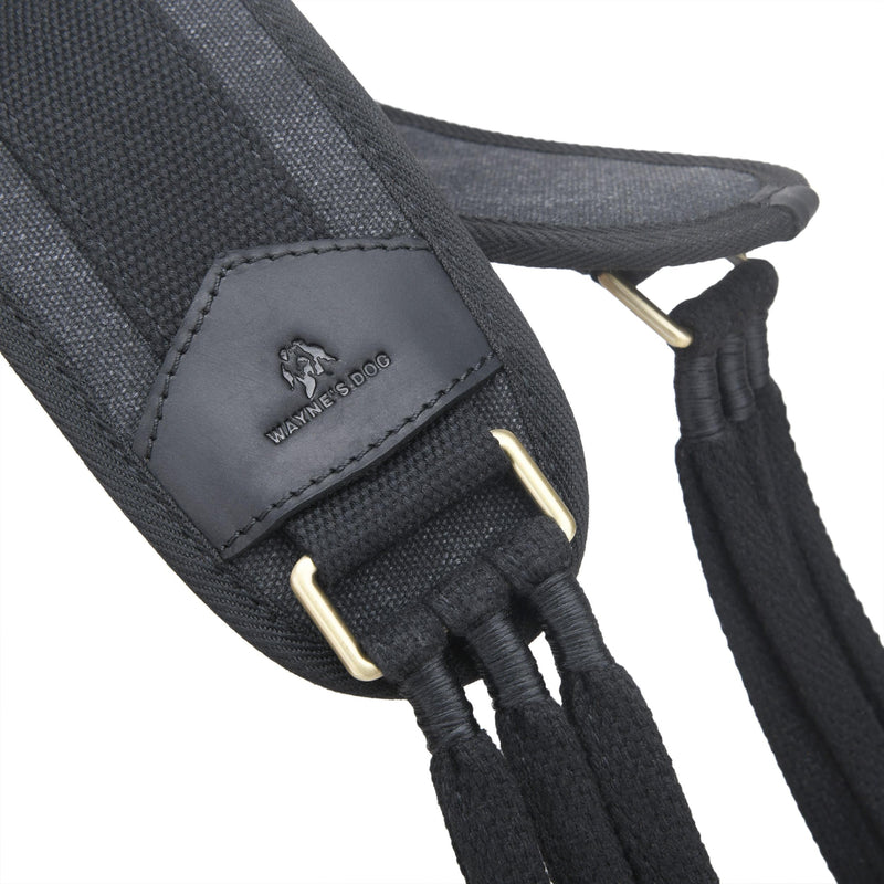 WAYNE'S DOG Canvas Duck Game Carrier - 12 Drops, Slip Noose - Bird Tote, Waterfowl & Goose Hanger, Duck Carrier Lanyard (Black) Black - PawsPlanet Australia