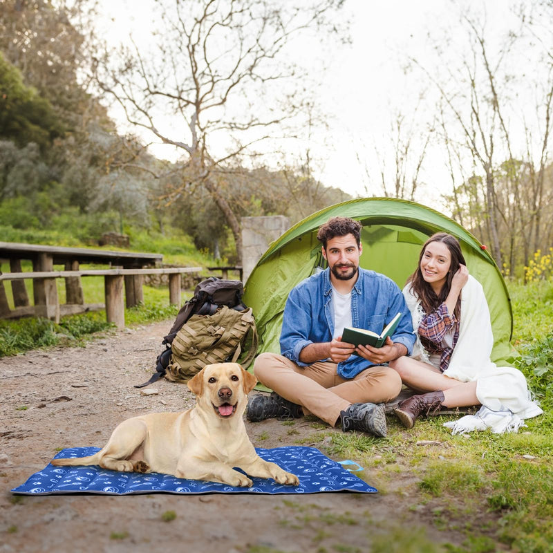 Ownpets Outdoor Dog Bed Waterproof Travel Dog Mat, Reversible and Portable Large Size Camping Dog Bed,Machine Washable,40"x27" - PawsPlanet Australia