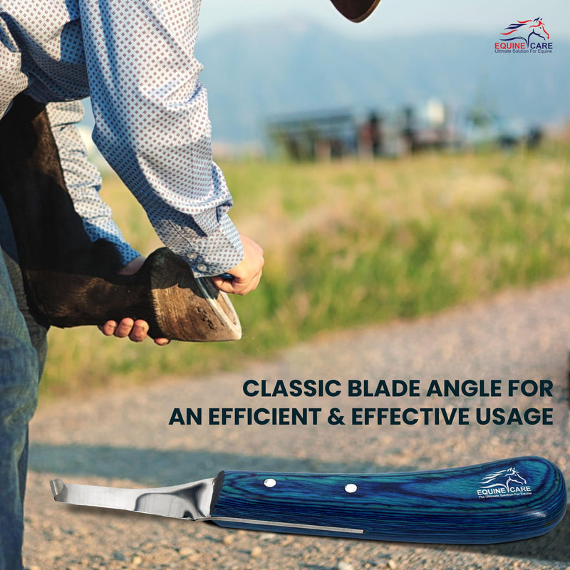 Right-Handed Hoof Knife – Professional Farrier Knife & Hoof Trimmer Tool | Ultra-Sharp J2 Stainless Steel Blade, Ergonomic Handle for Horse Hoof Trimming, Cleaning & Farrier Supplies Right-Handed - PawsPlanet Australia