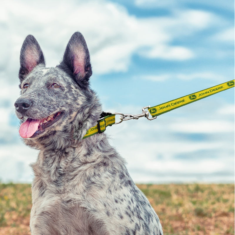 John Deere Pet Leash. Licensed Dog Leash, Small Leash for Dogs & Cats. A Shiny & Colorful Dog & Cat Leash Licensed by John Deere for All The Farmers, Contractors & Fans of John Deere Tools - PawsPlanet Australia