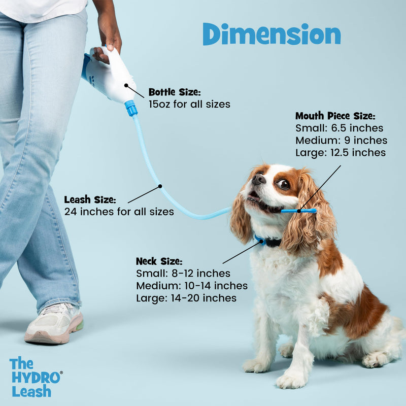 3-in-1 Water-Dispensing Dog Leash with Built-in 15oz Bottle & Lick Valve Durable PVC & Braided Cable – Fits Large Dogs – Save Time on Walks, No Extra Bowl Needed - PawsPlanet Australia