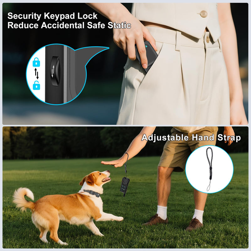 Wireless Dog Fence for One Dog Comes with Electric Collar 3 Warning Modes and Adjustable Range