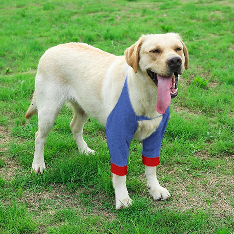 Qcwwy Elbow Pads for Dogs, Front Leg Protection for Dogs, Soft Padded Elbow Brace for Pets, Leg Wound Protection for Dogs, Front Leg Splints, Recovery Sleeves for Dogs (XL)