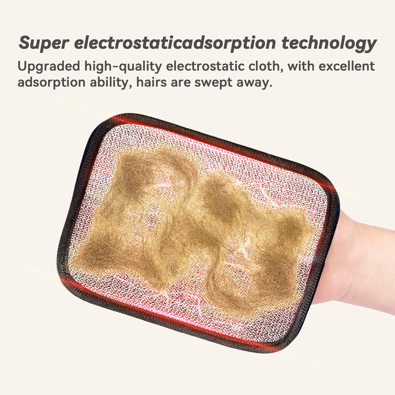 Flea Comb for Cats & Dogs – Removes Loose Hair, Tangles, Fleas & Dander, with Free Electrostatic Pet Hair Removal Glove for Clothes, Furniture, Carpets & Bedding - PawsPlanet Australia