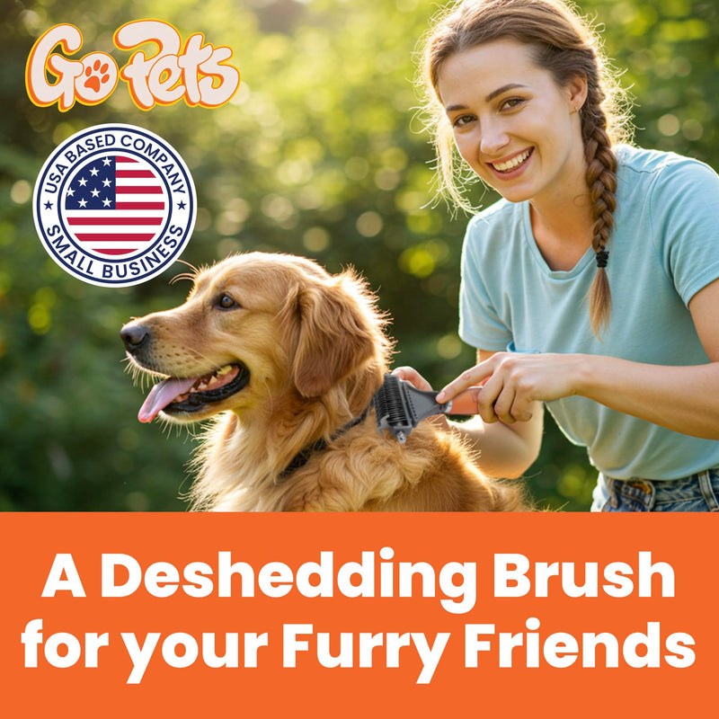 GoPets Dematting Comb with 2 Sided Professional Grooming Rake for Cats & Dogs 2-Sided Dematting Comb - PawsPlanet Australia