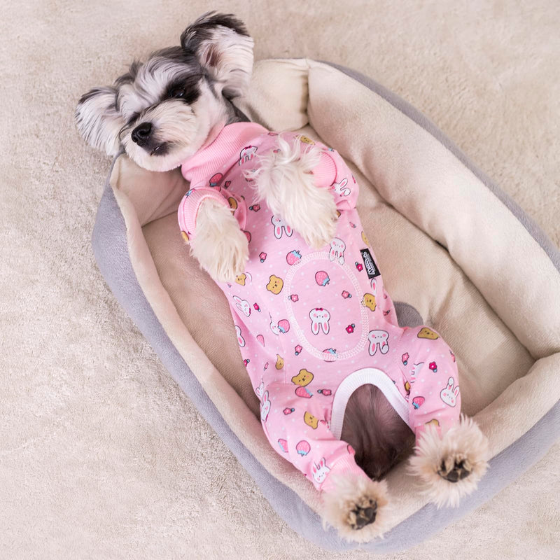Dog Bodysuit Surgery Recovery Suit for Female Dogs,Small and Medium-Sized Dogs Zipper on Back-Post-Spay Dog Surgery Recovery Suit Puppy Cat Long Sleeve Onesies Bodysuit After Surgery Wound Protective Pink - PawsPlanet Australia